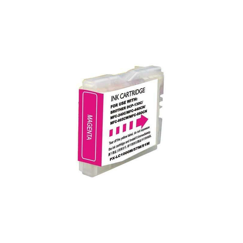 Cartucho Brother LC1000XL/LC970XL Magenta Cartucho Brother LC1000XL/LC970XL Magenta
