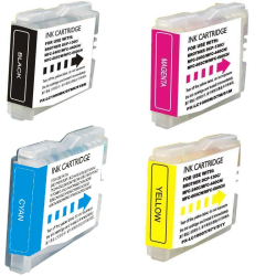 Pack cartuchos Brother LC1000XL/LC970XL
